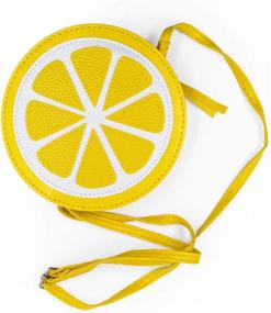 img 4 attached to AUEAR Fruit Round Lemon Crossbody