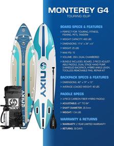 img 2 attached to NIXY Adventurer Inflatable Ultra Light Paddleboard