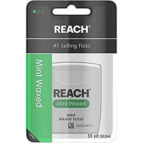 img 1 attached to Mint Waxed Floss 55 Yards (Pack of 8) by REACH
