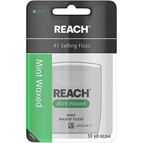 img 2 attached to Mint Waxed Floss 55 Yards (Pack of 8) by REACH