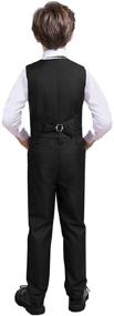 img 2 attached to Stylish and Versatile Fersumm Dress Pants: Perfect Toddler Boy's Clothing with Adjustable Fit