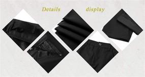 img 1 attached to Stylish and Versatile Fersumm Dress Pants: Perfect Toddler Boy's Clothing with Adjustable Fit