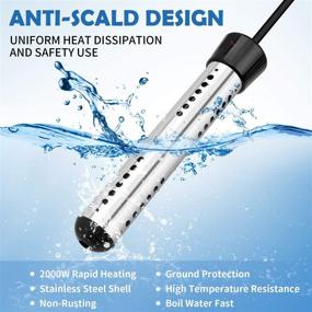 img 3 attached to JESTOP Anti Scalding Immersion Thermometer Submersible