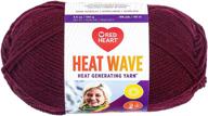 🧶 heat wave yarn in luggage shade by red heart logo