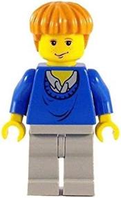 img 2 attached to Ron Weasley Blue Sweater Minifigure