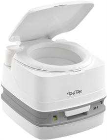 img 1 attached to Товарное название: "Thetford 92814 Porta Potti 345 - Белый, компактный и портативный туалет размерами 13 x 16.8 x 15 дюймов