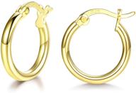 🏻 sterling hypoallergenic ccino earrings for girls - jewelry with ideal diameter logo