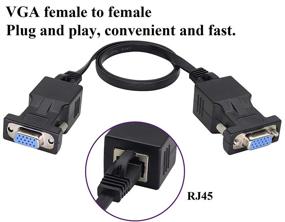 img 1 attached to AAOTOKK High Definition Transmission Multimedia 2Pack Female