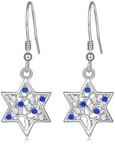 img 4 attached to Sterling Earrings Hanukkah Christmas Birthday