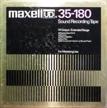 maxell 35 180 reel recordinging tape logo