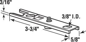 img 1 attached to Enhance Your Bi-Fold Doors with Prime-Line N 6823 Steel Top Pivot Bracket