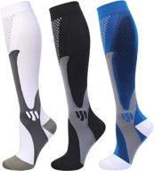 🧦 medical compression socks for men and women - 20-30 mmhg support stockings for sports, nursing, and athletics logo