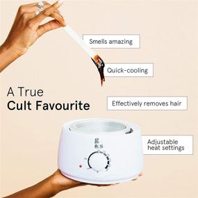 img 2 attached to Wax Warmer for Hair Removal by Grace and Stella - Complete Waxing Kit with Waxing Beads & Applicator - Professional Hard Wax Kit for Effective Hair Removal