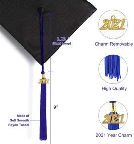 img 2 attached to 🎓 Blue Graduation Tassel Charm - Tassels for Graduation