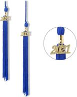 🎓 blue graduation tassel charm - tassels for graduation logo