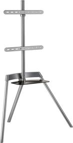 img 2 attached to Portable Easel TV Stand: Sturdy Tripod, Supports 43-65 Inch Flat & Curved Screens, Easy Assembly with SNAP-Lock, Holds Up to 88 Pounds