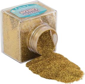 img 2 attached to ✨ Sulyn Extra Fine 24 Karat Gold Glitter Stacker Jar, 2 Ounces, Non-Toxic, Stackable and Reusable – Convenient Dispenser with Multiple Slots Reducing Mess, SUL50862