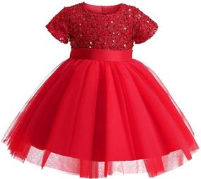 img 2 attached to TTYAOVO Flower Girls Dresses - Toddler Princess Wedding Party Dress