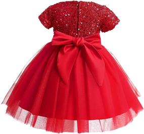 img 4 attached to TTYAOVO Flower Girls Dresses - Toddler Princess Wedding Party Dress