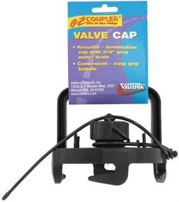 img 2 attached to Valterra F02-3106BK Black Bulk EZ Coupler Valve Cap with Handle: Easy and Reliable RV Sewer Waste Management Solution