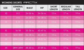 img 1 attached to Arctix Womens Active Skort Length Outdoor Recreation in Outdoor Clothing