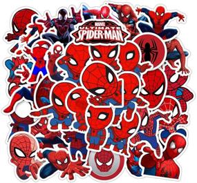 img 4 attached to MOQIAN Spider Man Stickers Waterproof Skateboard