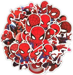 img 3 attached to MOQIAN Spider Man Stickers Waterproof Skateboard