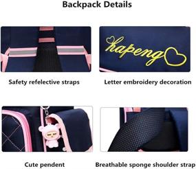 img 3 attached to Adanina Bowknot Backpack: The Ultimate Waterproof Elementary Backpacks