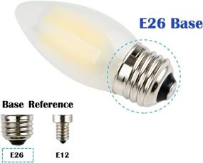 img 3 attached to 💡 OPALRAY Candelabra Daylight LED Bulb - Incandescent Equivalent