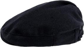 img 4 attached to Trendy Kids Tweed Beret - Stylish Boys' Hat & Cap Accessories