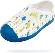 кроссовки для детей jefferson print junior от native shoes - вариант для обеих полов логотип