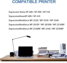 img 3 attached to Kingway Remanufactured Ink Cartridge: Epson 200XL 200 XL T200XL Replacement for XP-200 XP-300 XP-310 XP-400 WF-2520 WF-2530 WF-2540 Printer - 8 Pack (2BK, 2C, 2M, 2Y)