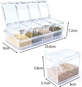 img 3 attached to Прозрачный контейнер для хранения приправ