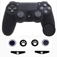 🎮 enhance gaming experience with taifond anti-slip silicone controller cover for ps4/slim/pro logo