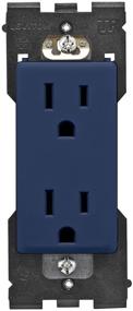 img 3 attached to 🔌 Leviton RER15-RN Renu Tamper-Resistant Outlet 15-Amp 125VAC Rich Navy - Improved Electrical Safety and Elegant Design