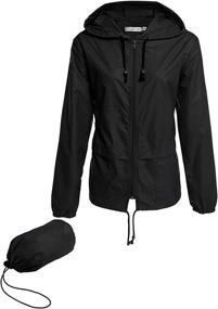 img 3 attached to 🧥 LIOMENGZI Lightweight Waterproof Windbreaker Raincoat for Women in Coats, Jackets & Vests