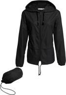 🧥 liomengzi lightweight waterproof windbreaker raincoat for women in coats, jackets & vests logo