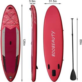 img 3 attached to BOOBEAUTY Inflatable Surfboard Adjustable Waterproof