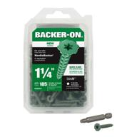 backer 23401 serrated cement screws logo