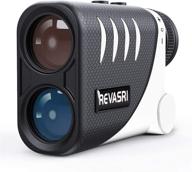 🎯 revasri 1500yards disc golf rangefinder: precision measurements for golfing, disc golf, hunting, archery & long range shooting - featuring slope, pin lock & nf1500 laser rangefinder with battery логотип