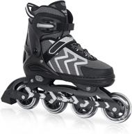 🛼 nattork adjustable inline skates for kids and adults - high performance skates for girls and boys, women's roller blades for outdoor and indoor use logo