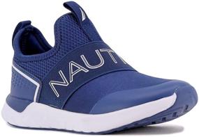 img 4 attached to 👟 Nautica Kids Youth Athletic Fashion Sneaker Running Shoe -Slip On- for Boys and Girls (Little Kid/Big Kid)