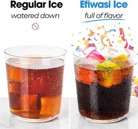 img 3 attached to 🥤 Efiwasi - Freezer-Friendly Drink Chillers - Reusable Ice Cubes Preserving Beverage Flavor - BPA-Free Plastic - Refreezable, Washable, Convenient - 30 Pack with Storage Container