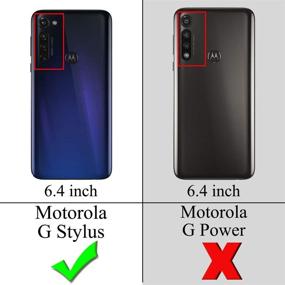 img 3 attached to 📱 TPU Black Case for Moto G Stylus with Shock Absorption Technology and Raised Bezels – Enhanced Protection for Motorola G Stylus