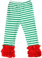 👖 icing ruffle pants - little big girl boutique ruffle leggings, cotton trousers for activewear, playwear, birthday party logo