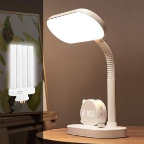 img 2 attached to 💡 Enhance Your Bright As Day! Lamp with MyGift Replacement 27W Light Bulb: Daylight Spectrum Powerhouse
