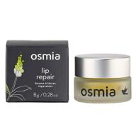 💋 nourishing osmia lip repair - manuka honey, lanolin & myrrh - dry lip treatment & gloss - hydrating lip balm pot (0.28 oz) logo