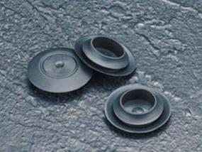 img 1 attached to Black Rubber Flush Mount Sheet Industrial Hardware for Biscuits & Plugs