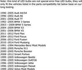 img 1 attached to 🚗 Повысьте эстетику своего автомобиля с помощью ламп iJDMTOY 16-SMD 1.60" 39 мм 6418 C5W LED для световых номерных знаков в ксеноново-белом цвете.