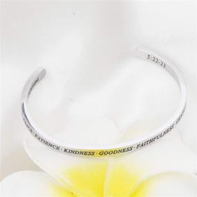 img 3 attached to Bobauna Scripture Bracelet - Christian Bible Verse Gift